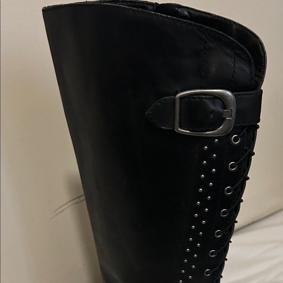 Arturo Chiang Black Over the Knee Boots - Picture 10 of 11